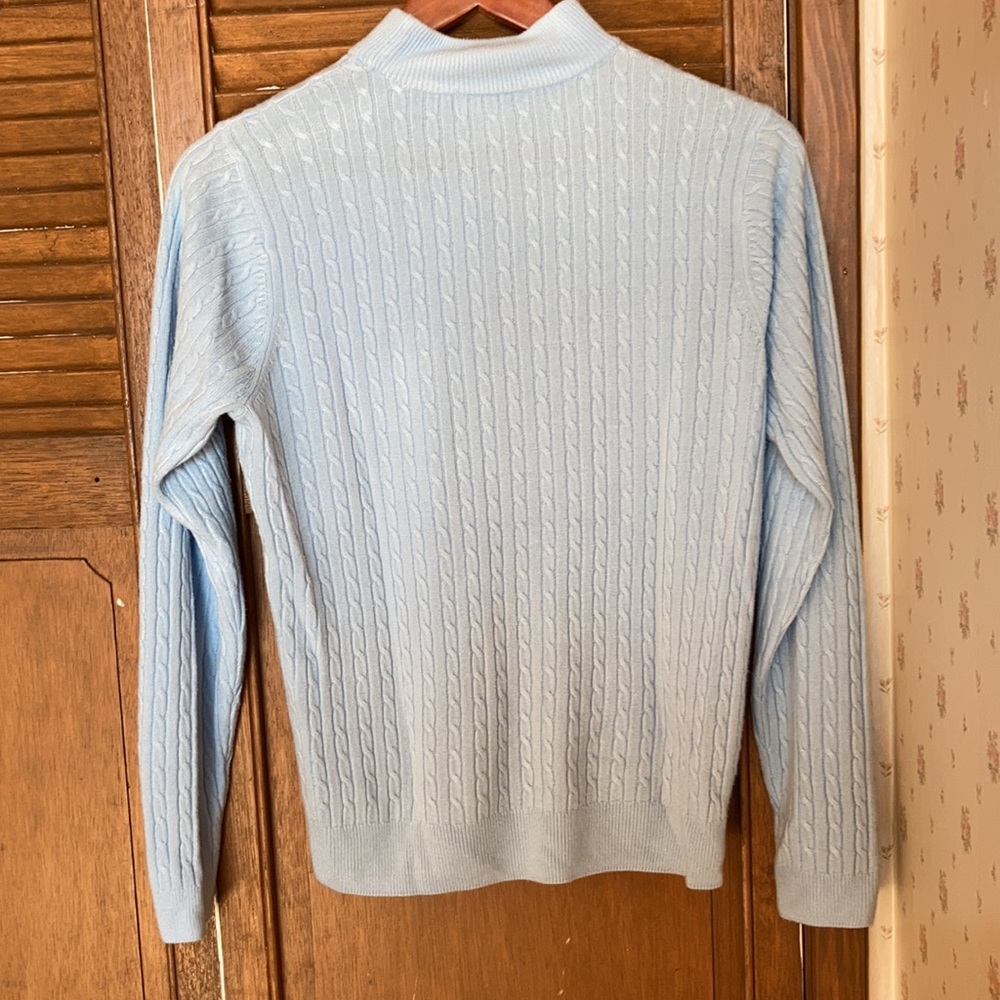 Appleseed’s Pullover Light Blue Sweater - image 5